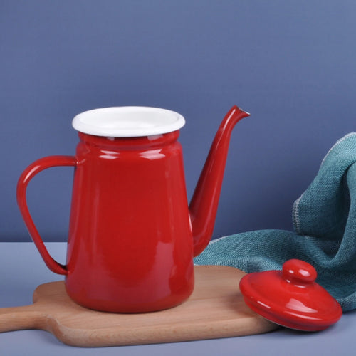 Cafetiere emaillee vintage 1 1l style retro polyvalente
