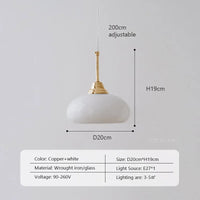 lampe led suspendue nordique en verre et métal idéale pour bar et café