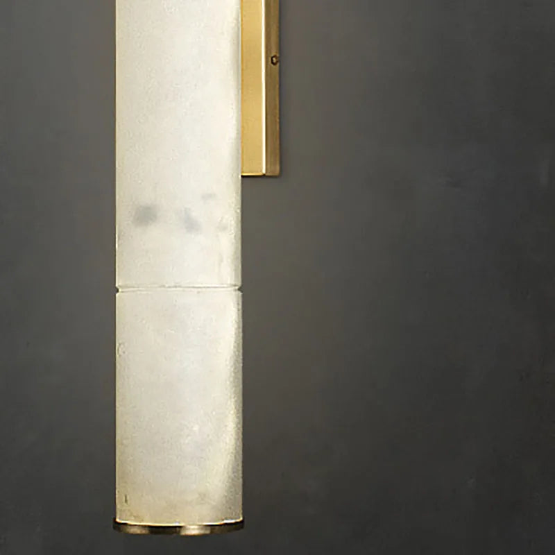 Applique murale LED cylindrique en marbre naturel - vue 7 sur 10