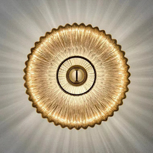 Éclairage en verre Bauhaus Vintage pour salon