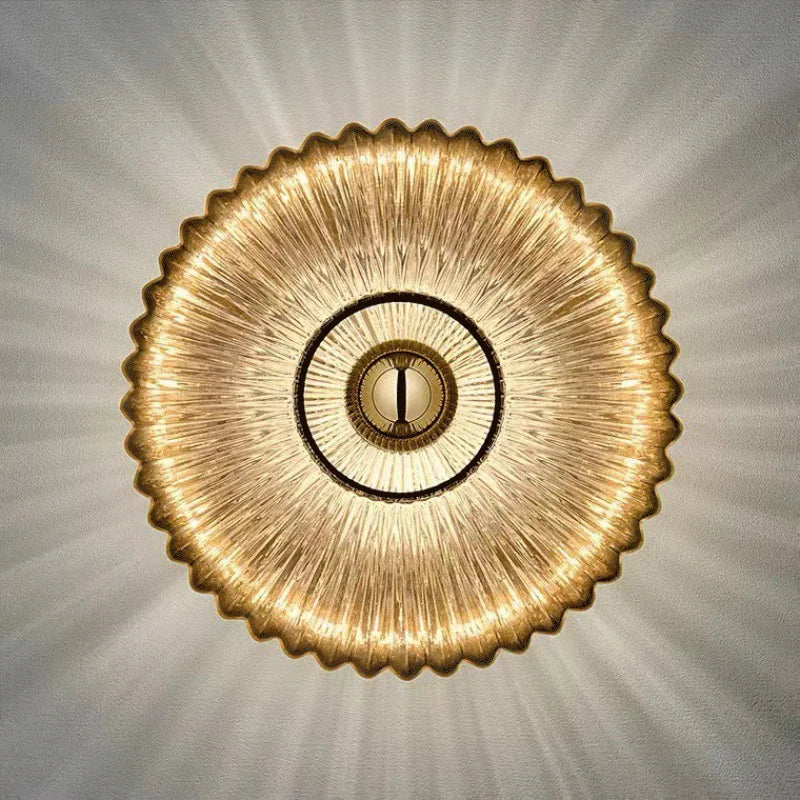 Éclairage en verre Bauhaus Vintage pour salon - vue 3 sur 9