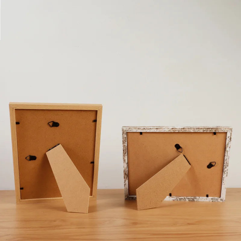 cadre photo en bois à suspendre avec plexiglas pour décoration photo - vue 2 sur 10