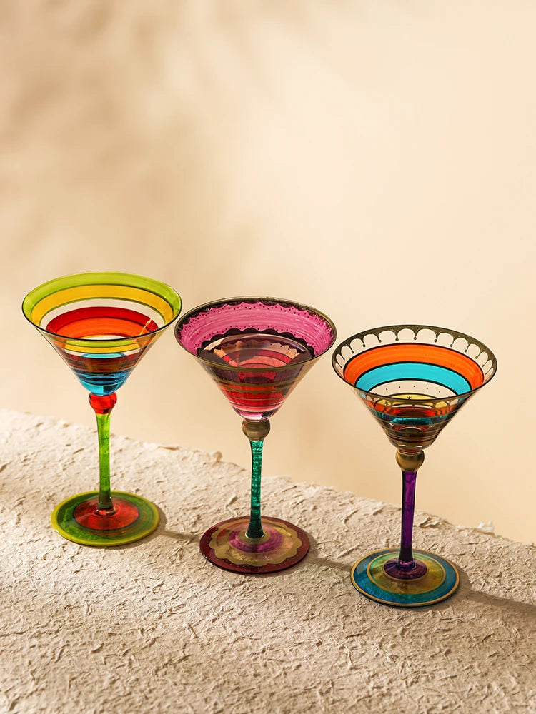 Verre à vin pied design nordique style maison - vue 6 sur 7