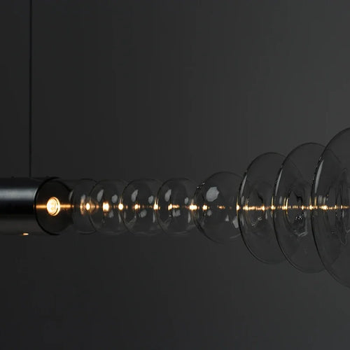 lustre en verre design créatif minimaliste pour restaurant moderne - vue 4 sur 7