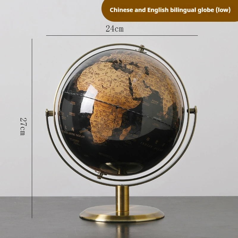 globe terrestre rotatif éducatif pour enfants en métal - vue 7 sur 14