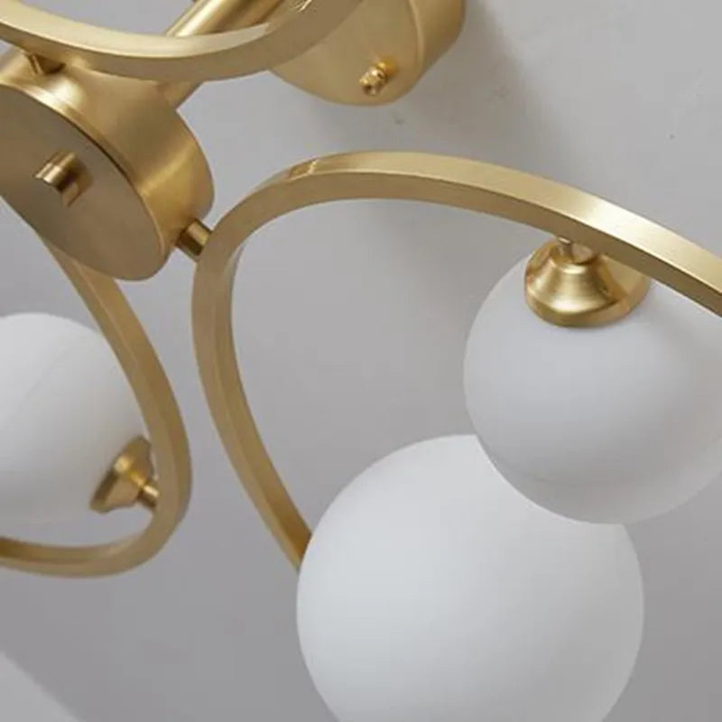 plafonnier moderne en verre design pour intérieur élégant
