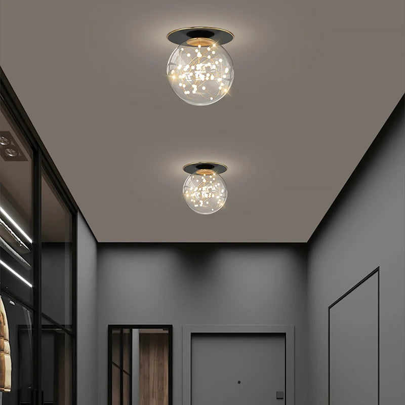 Plafonnier LED nordique éclairage intérieur décoration de la maison salon Table à manger chambre couloir vestiaire plafonnier - vue 5 sur 16
