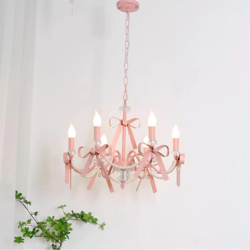 lustre romantique mignon pour chambre enfant décoration lumineuse - vue 5 sur 8