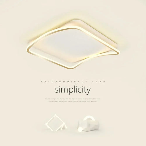 plafonnier led moderne pour décoration intérieure élégante et simple
