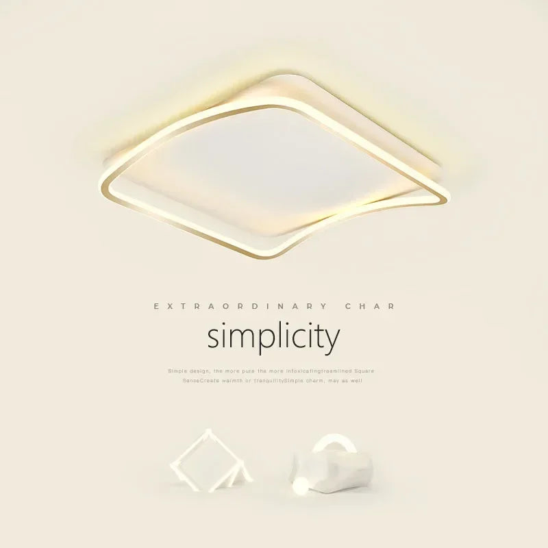 plafonnier led moderne pour décoration intérieure élégante et simple - vue 6 sur 12