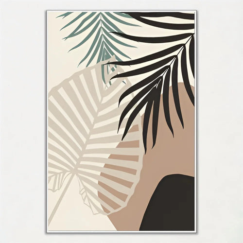 affiche décorative feuilles de palmier pour la maison