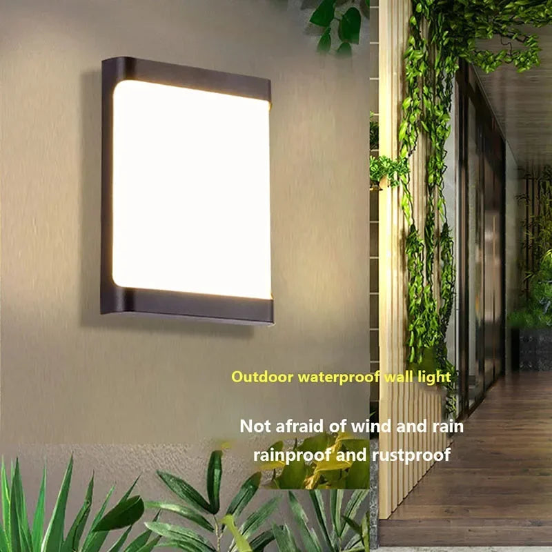 applique murale moderne pour extérieur étanche et design - vue 5 sur 10