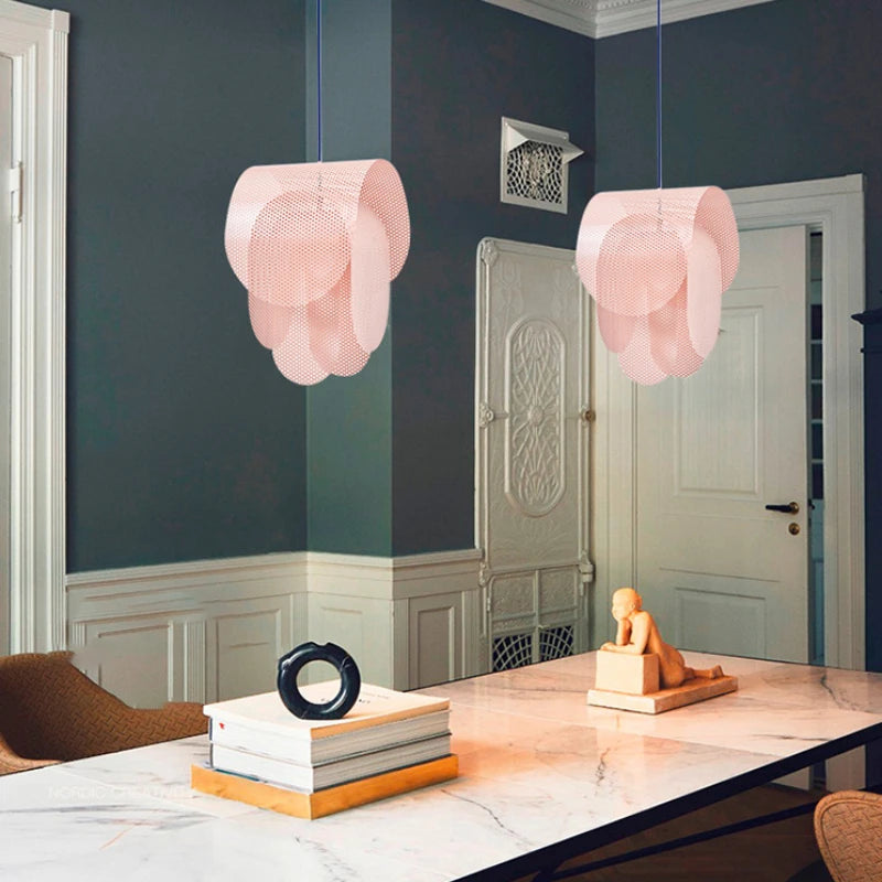 Nordique Créatif Filet De Pêche Lustre Chambre D'enfant Suspension Salon Restaurant Bar Chambre LED Éclairage Décoratif - vue 4 sur 9