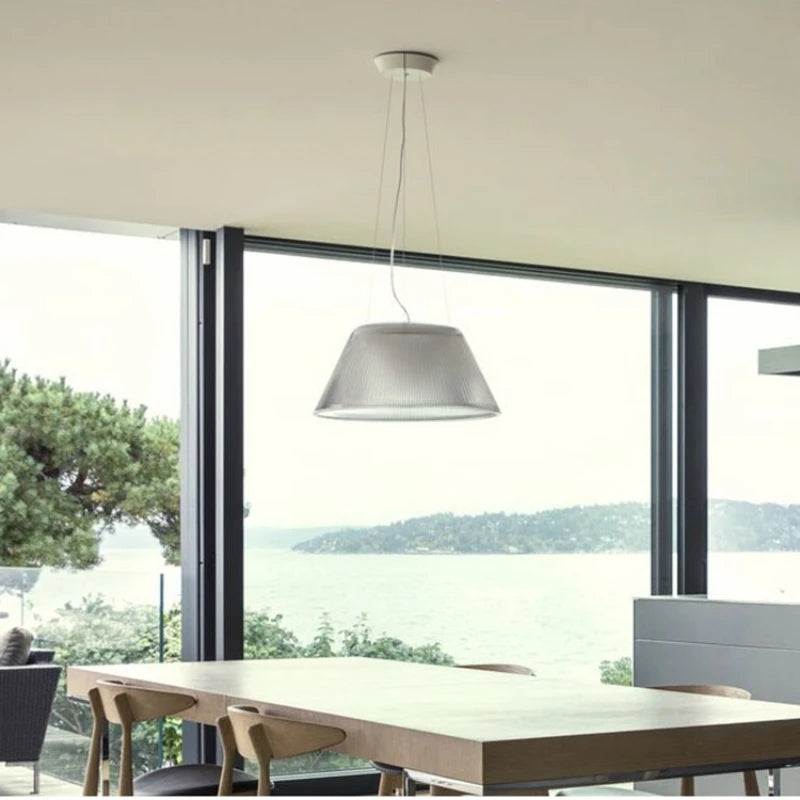 lustre design moderne en verre pour cafés hôtels et magasins - vue 4 sur 8