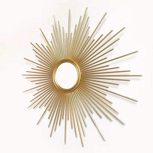 miroir décoratif en métal avec lunettes de soleil pour décoration intérieure - vue 4 sur 7