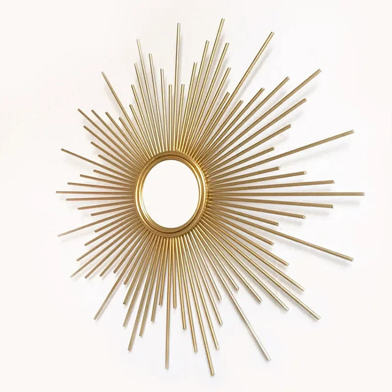 miroir décoratif en métal avec lunettes de soleil pour décoration intérieure - vue 3 sur 7