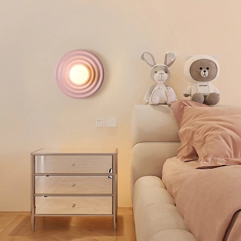 applique murale vintage en résine style japonais led g4