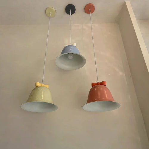 suspension modernes en forme de cloche avec nœud décoratif - vue 6 sur 20