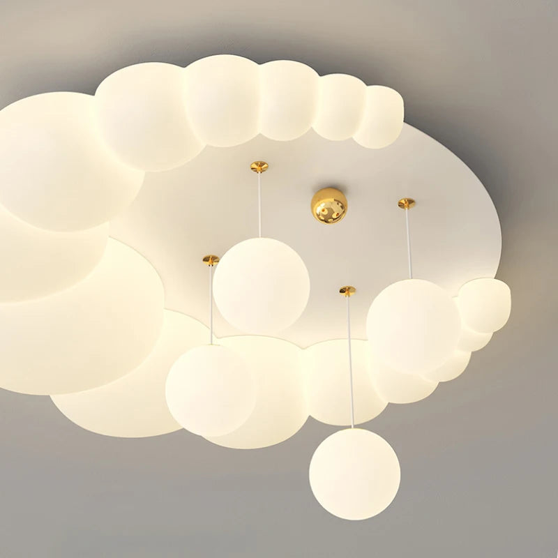 plafonnier romantique à bulles pour chambre d'enfant moderne - vue 7 sur 10