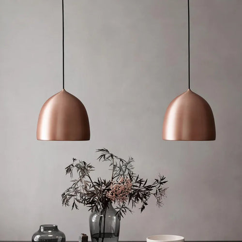 Lustre créatif nordique Restaurant lampes suspendues Post-moderne LED E27 Bar chambre blanc noir Rose or décoration lumières