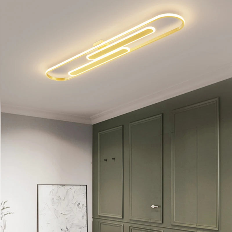 plafonnier LED nordique intérieur déco - vue 3 sur 8