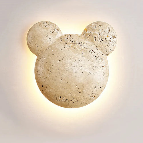 Applique murale ours créative de Style crème moderne