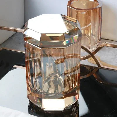 distributeur de savon en verre luxe pour salle de bain - vue 11 sur 15