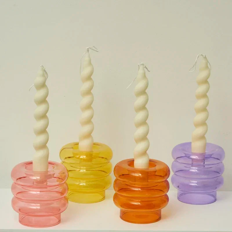 lot de 2 bougies spirales parfumées pour décoration intérieure et mariage - vue 5 sur 25