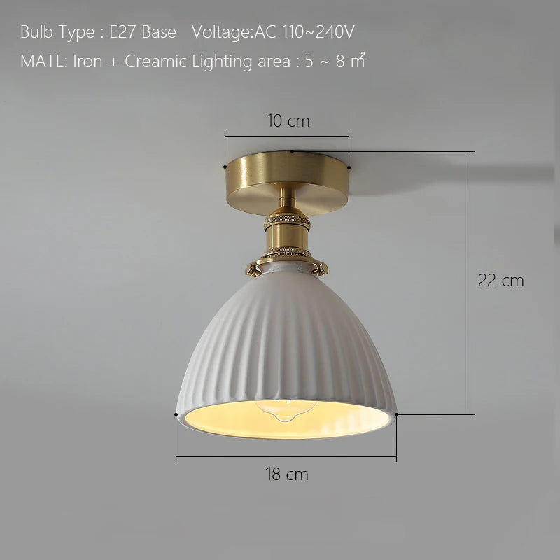 Lustre led japonais nordique luxe - vue 10 sur 10