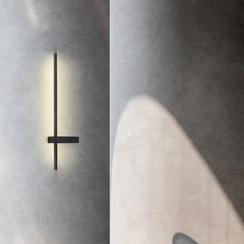 applique murale led minimaliste en aluminium pour éclairage intérieur