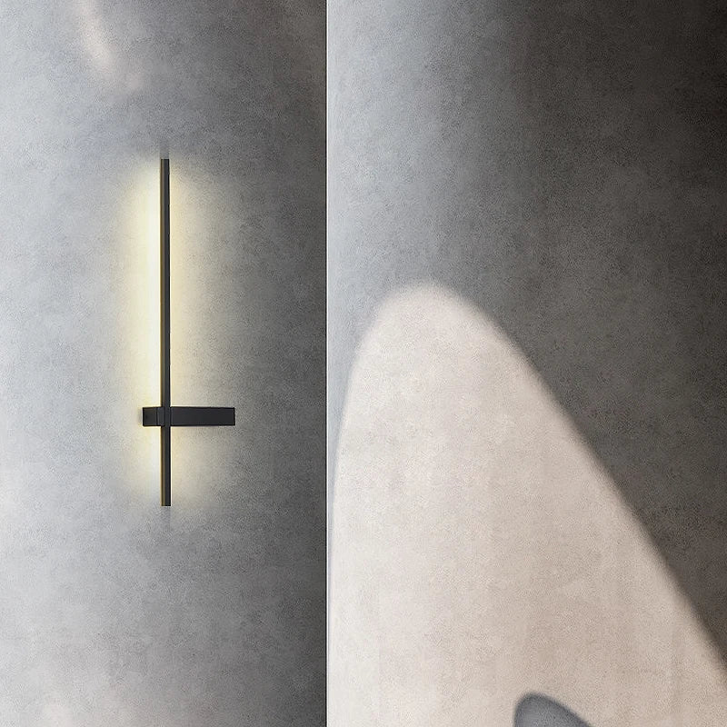 applique murale led minimaliste en aluminium pour éclairage intérieur - vue 5 sur 18