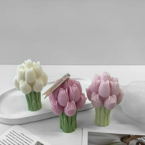 moule en silicone 3d pour fleurs et bougies artisanales - vue 4 sur 7