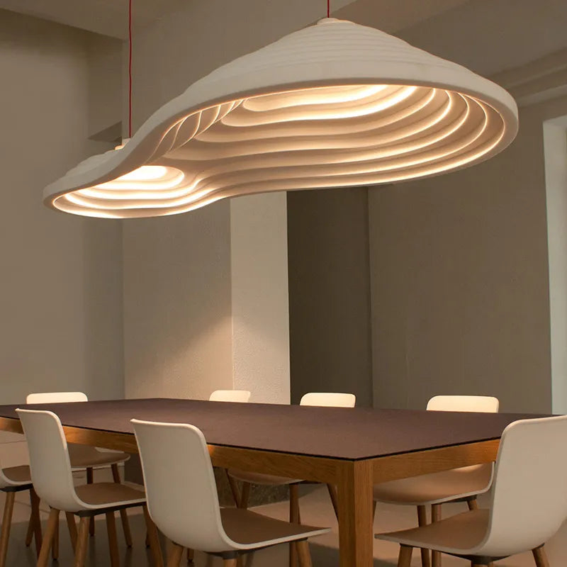 Suspension Led Wabi-sabi au design nordique minimaliste