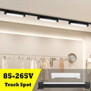 système d'éclairage sur rail magnétique à led pour décoration intérieure