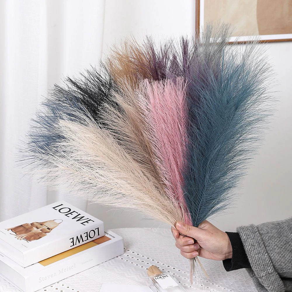 lot de pampas artificielles pour décoration mariage fête - vue 5 sur 18