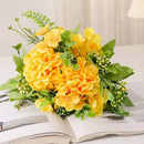 bouquet de chrysanthèmes en soie pour décoration de jardin