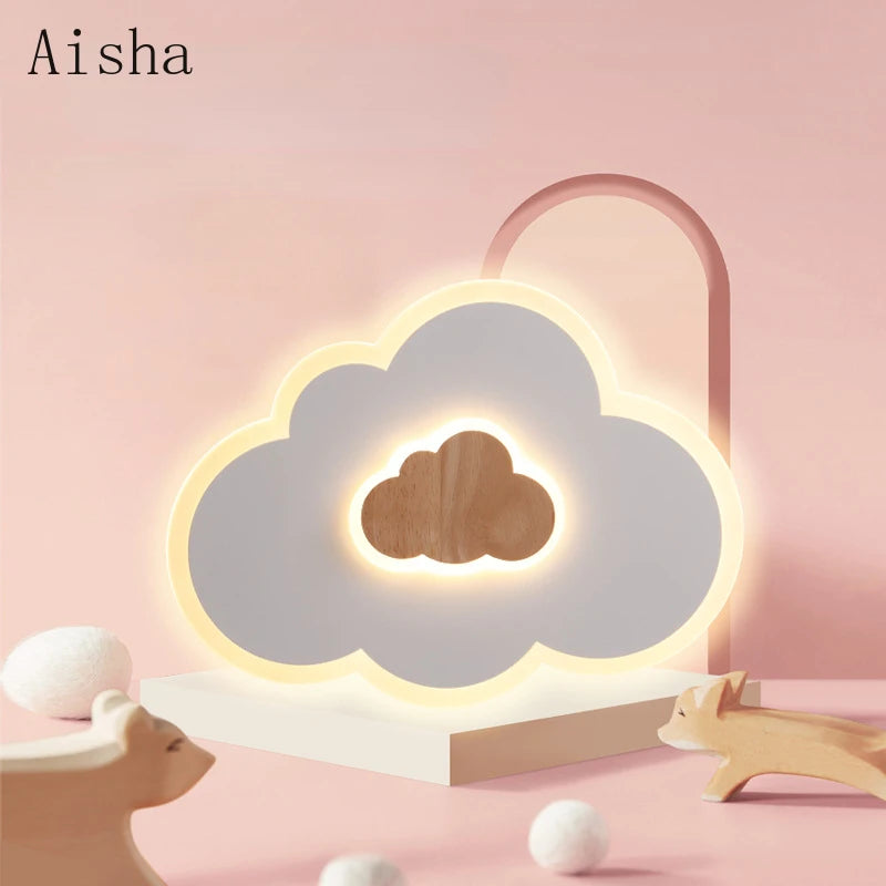 plafonnier nuage à LED style nordique pour enfants - vue 3 sur 7