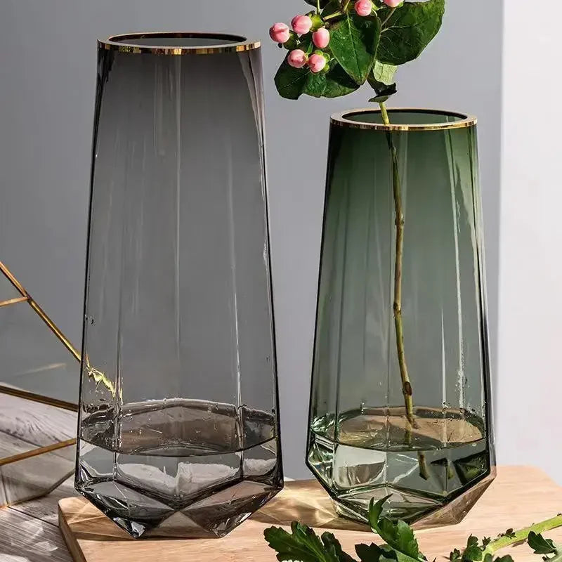 vase créatif en verre transparent pour fleurs décoratives - vue 5 sur 14