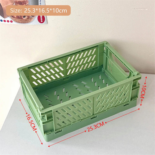 panier pliable empilable pour rangement maquillage bijoux jouets - vue 19 sur 19
