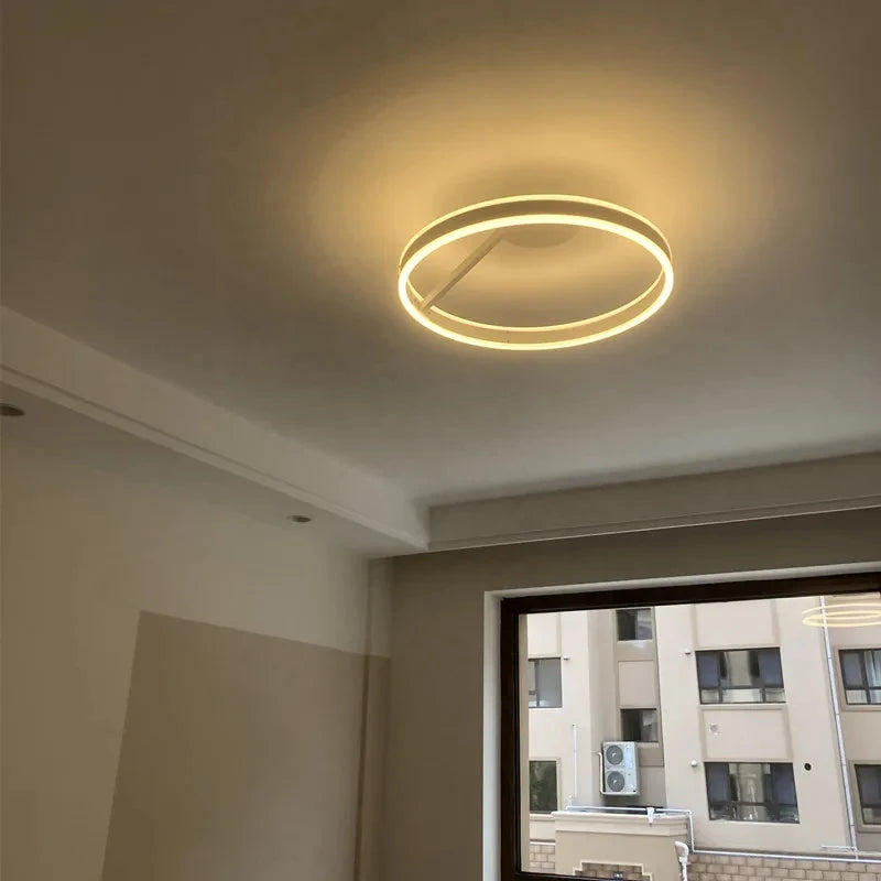 lustre minimaliste rond pour éclairage intérieur de luxe - vue 5 sur 10