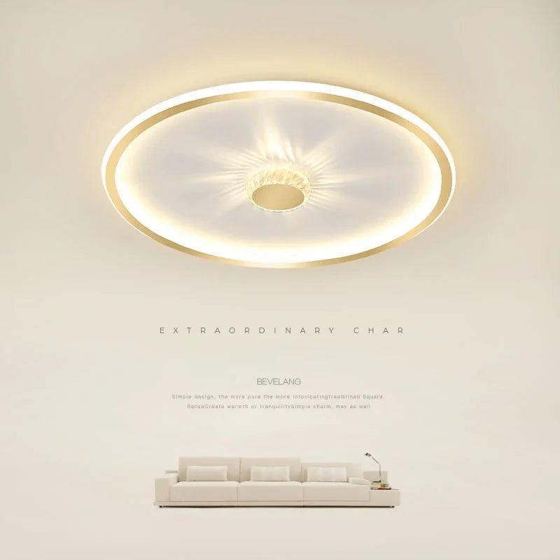plafonnier moderne à leds pour intérieur décoratif maison - vue 3 sur 12