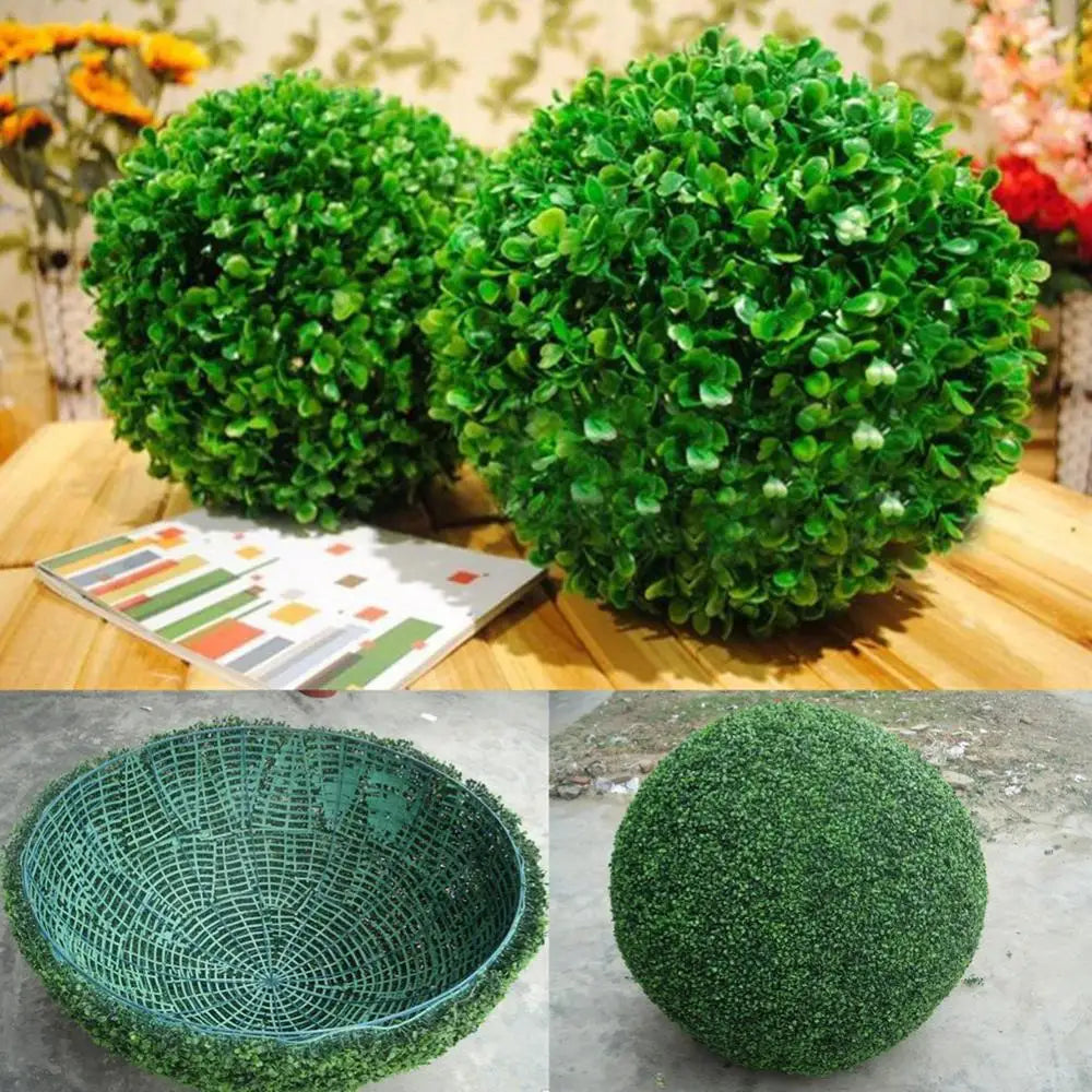 plante artificielle boule topiaire pour décoration jardin mariage fête - vue 3 sur 6