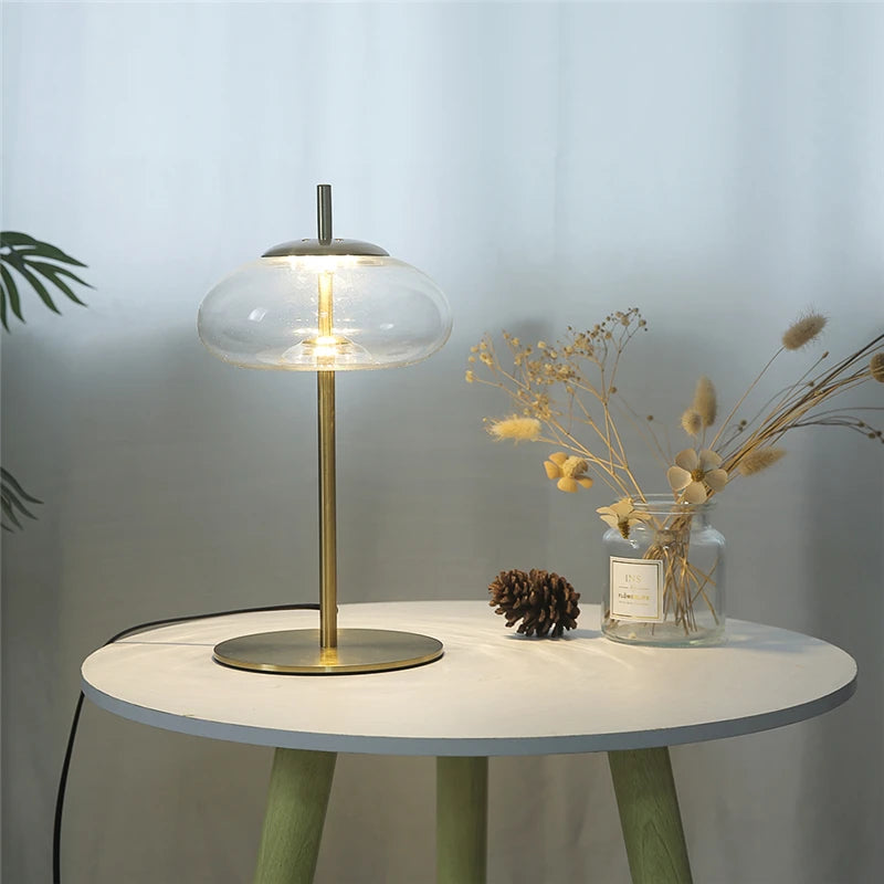 lampadaire minimaliste en verre design pour intérieur moderne - vue 5 sur 8