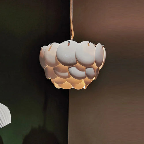 lustre contemporain en céramique style nordique moderne - vue 4 sur 10