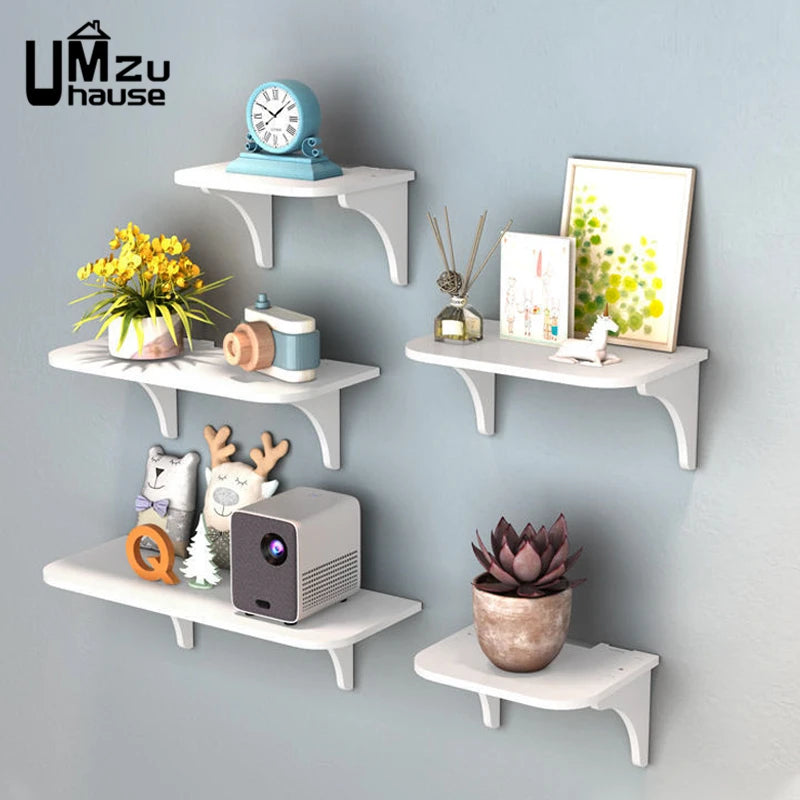 étagère flottante pour routeur et accessoires de rangement mural - vue 6 sur 8