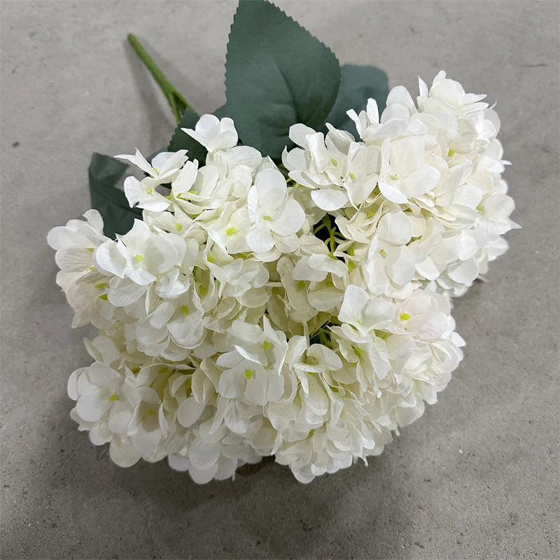 grande hortensia artificielle tactile pour décoration mariage et événements - vue 6 sur 9
