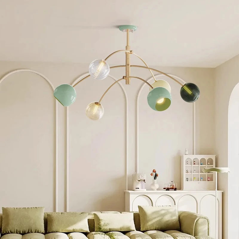 lustre led de luxe moderne pour éclairage intérieur - vue 2 sur 7