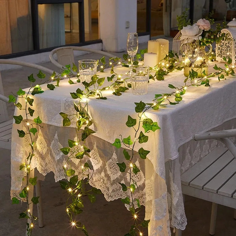 guirlande lumineuse à piles 100 led pour décoration extérieure festive - vue 5 sur 10