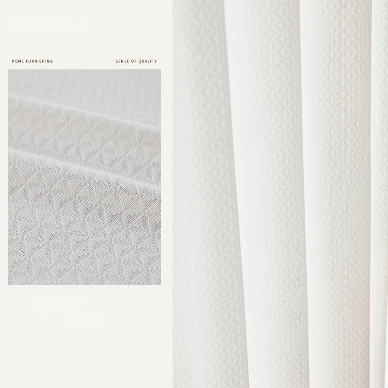 Voilage rideau léger style japonais pour salon chambre