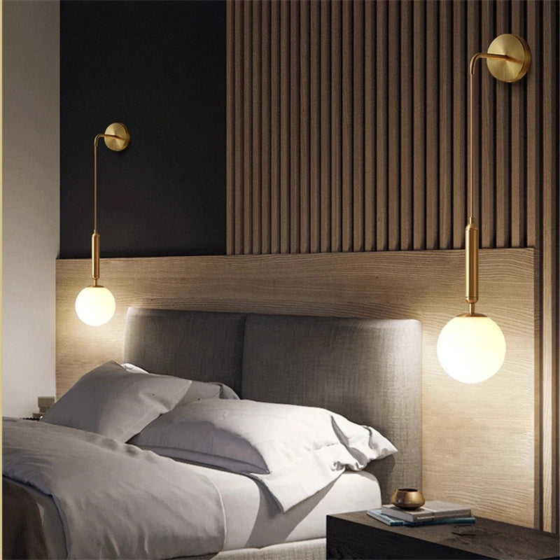 applique murale led moderne simple style nordique décoratif luxe - vue 5 sur 12
